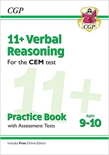 11+ CEM Verbal Reasoning Practice Book & Assessment Tests - Ages 9-10 (with Online Edition): superb eleven plus preparation from the revision experts (CGP 11+ CEM)