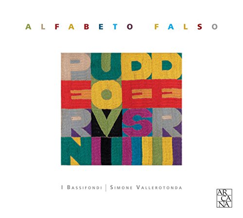 A music CD cover featuring a colorful, layered typographic design on a white background.