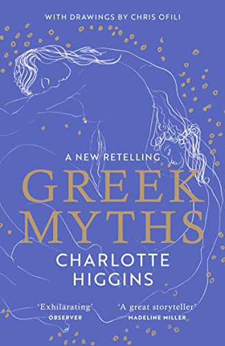 Illustrated book cover featuring ancient Greek scenes and mythological figures in classic style.