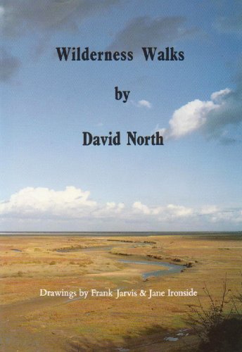 "Wilderness Walks" book cover featuring a serene marsh landscape under a blue sky.