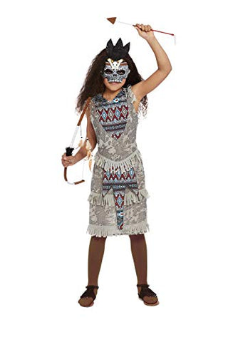 Dark Spirit Warrior Costume Grey - Girls