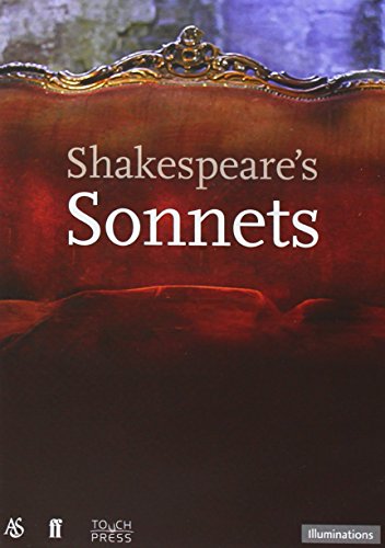 DVD cover featuring a red velvet headboard with "Shakespeare's Sonnets" in white text.