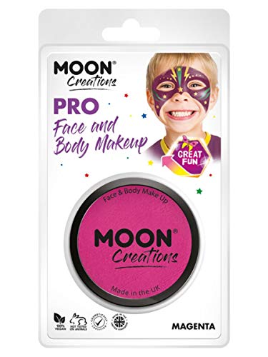 Moon Creations Pro Face Paint Cake Pot Magenta
