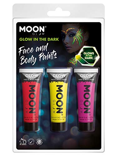 Smiffys Moon Glow - Glow in the Dark Face Paint,
