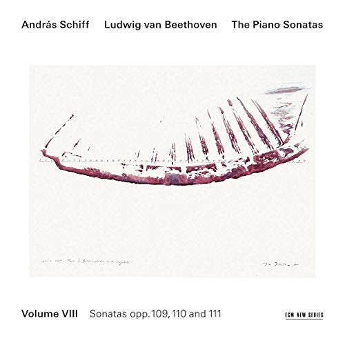 White CD cover with abstract red brushstroke design and black text.