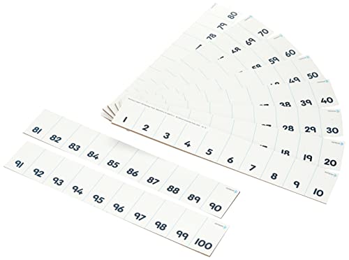 Numicon: Card 1-100 Number Track