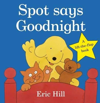 "Children's book cover featuring a dog, cat, and teddy bear in a red bed."