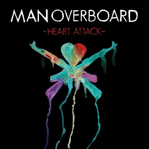 The alt text for the image is: "Album cover with abstract colorful figure and text on black background."