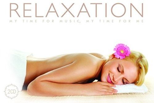 A woman lies on her stomach with a flower in her hair, on a CD cover.