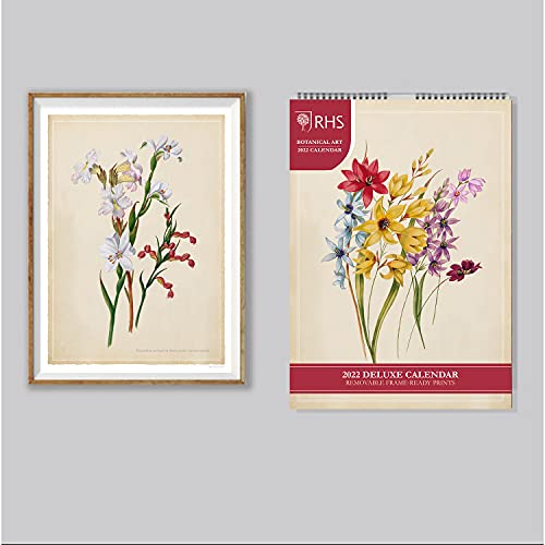 Official Royal Horticultural Society 2022 Calendar - Special Edition Calendar With Detachable Artwork For Framing