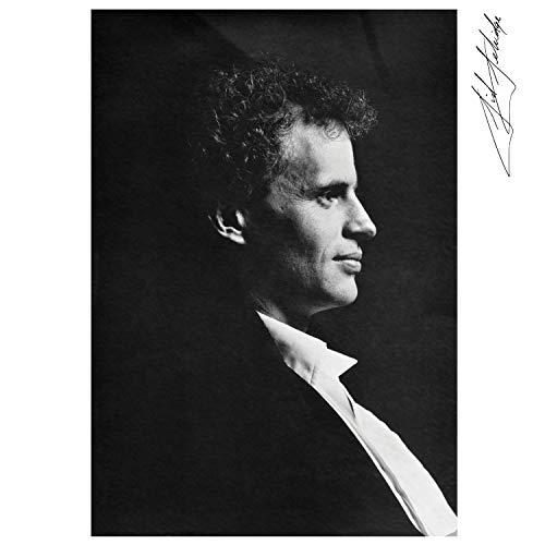 Black and white album cover featuring a man in a suit, with a signature on the right.