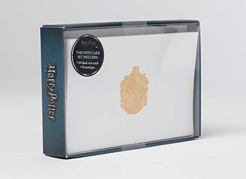 Harry Potter: Hufflepuff Crest Foil Note Cards: Set of 10 (Harry Potter Foil Note Cards)