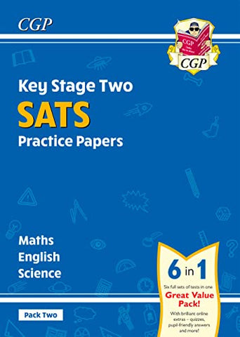 New KS2 Complete SATS Practice Papers Pack 2: Science, Maths & English (for the 2022 tests) (CGP KS2 SATs Practice Papers)