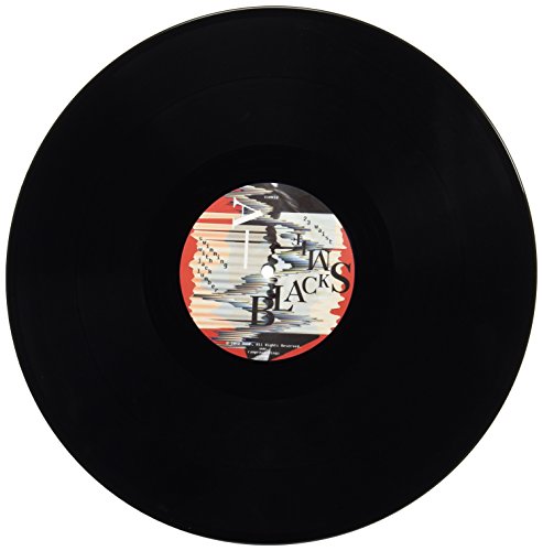 Black vinyl record with a red, white, and black label featuring "The Blacks" text.