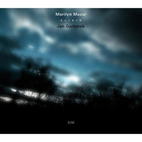 "Album cover with dark cloudy sky and silhouetted trees, featuring artist and title text."
