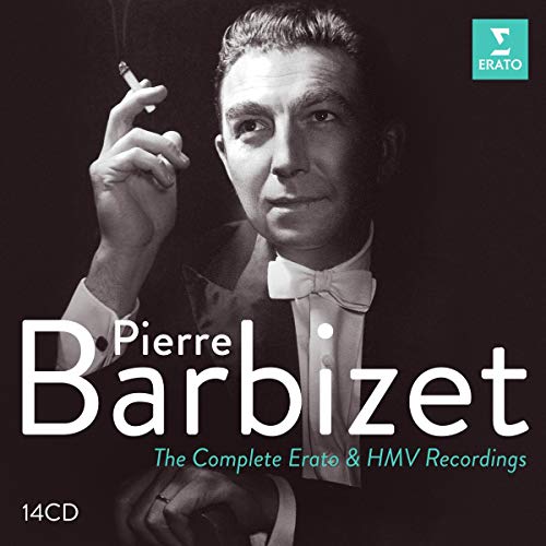 Black and white image of a man smoking, with text overlay describing a 14-CD collection.