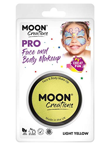 Moon Creations Pro Face Paint Cake Pot Yellow