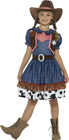 Smiffys Texan Cowgirl Girls Fancy Dress Rodeo Wild West Western Kids Childs Costume New