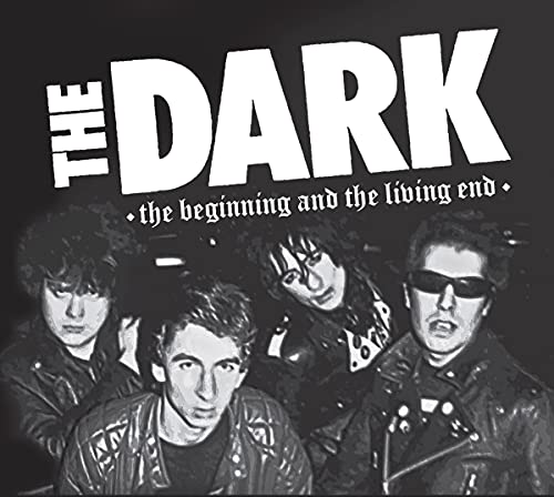 "CD album cover featuring a black-and-white photo of four men in leather jackets."