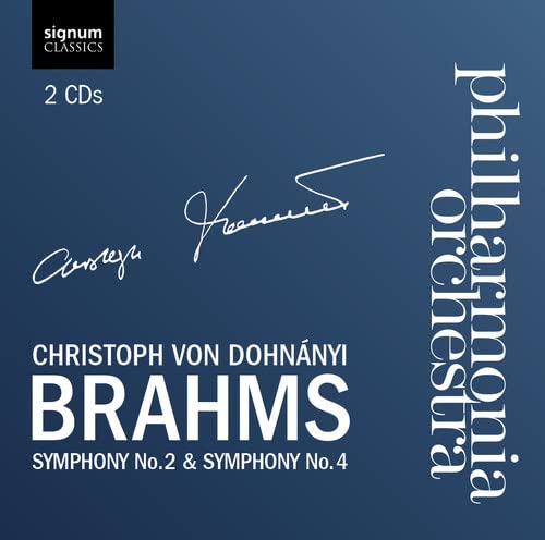 The Philharmonia<br>christoph Von Dohnanyi - Brahms: Symphonies 2 & 4 (The Philharmonia Orchestra / Christoph Von Dohnanyi) [CD]
