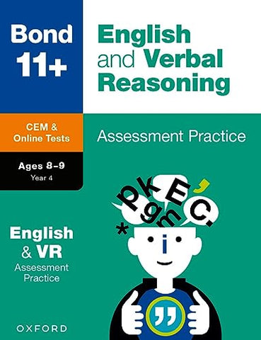 Bond 11+ CEM English & Verbal Reasoning Assessment Papers 8-9 Years