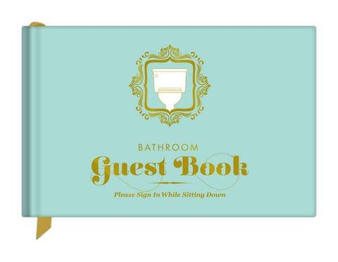 Knock Knock Bathroom Guest Book