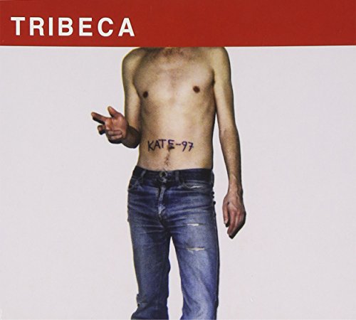 Album cover with shirtless man, "KATE-97" written on his abdomen, against a white background.
