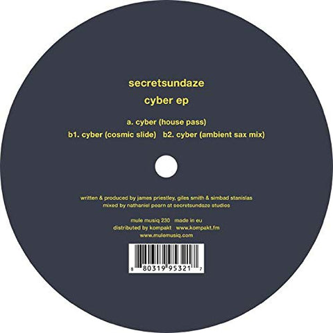 Secretsundaze - Cyber EP  [VINYL]