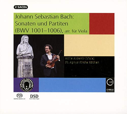 CD cover featuring a man holding a viola, with a bust beside him.