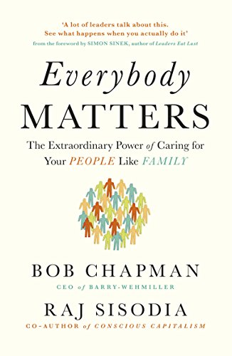 "Book cover with title 'Everybody Matters' and multicolored human figures forming a circle."