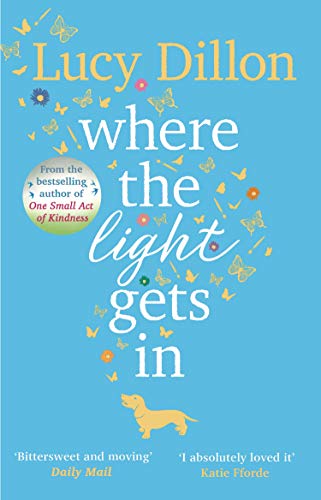 The image is a book cover. #### Alt Text: "Book cover with light blue background, yellow butterflies, and white title text."
