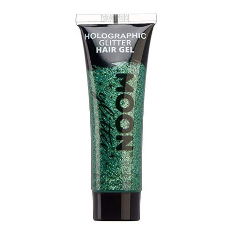 Holographic Glitter Hair Gel by Moon Glitter - 20ml - Green