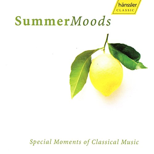 "CD cover with a lemon and leaves, titled 'Summer Moods' in green text."