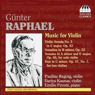 Reguigkaunasperoni - RAPHAEL:MUSIC FOR VIOLIN [CD]