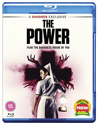 Blue-ray case with cover art featuring a nun and dark shadowy figure.