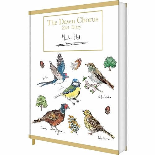 CAROUSEL CALENDARS Madeleine Floyd The Dawn Chorus Deluxe Diary 2024