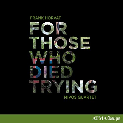 "Album cover with 'For Those Who Died Trying' text on a black background."