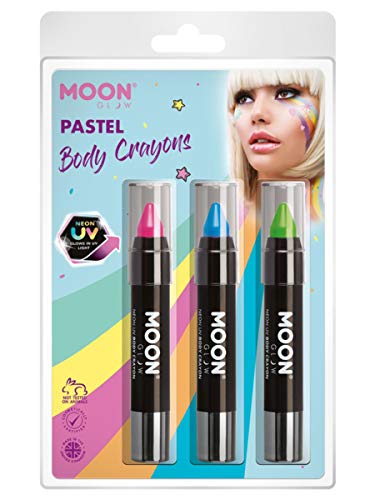 Moon Glow Pastel Neon UV Body Crayons