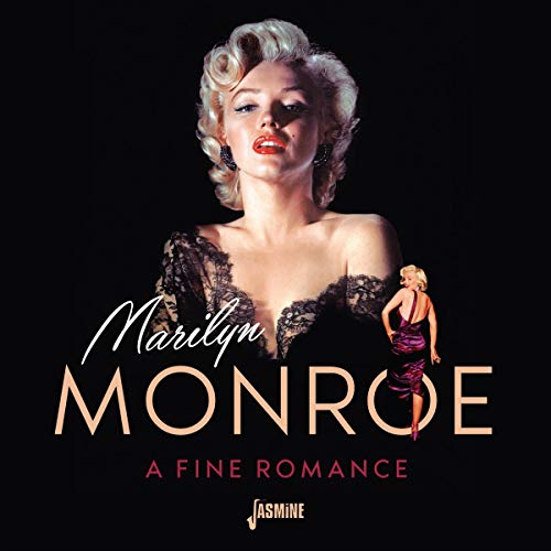 "CD cover featuring Marilyn Monroe in a black dress against a black background."