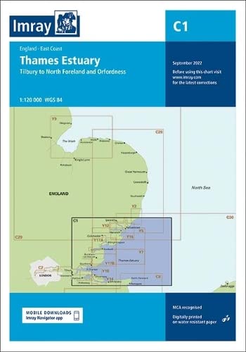 C1 Thames Estuary: Tilbury to North Foreland and Orfordness (C series)