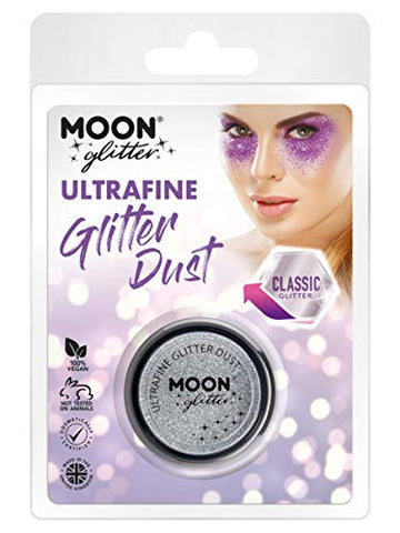 Moon Glitter Classic Ultrafine Glitter Dust Silver