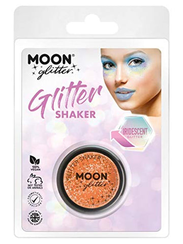 Moon Glitter Iridescent Glitter Shakers Orange