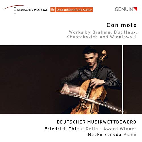 Friedrich Thiele/sonoda - Con Moto: Works By Brahms. Dutilleux. Shostakovich And Wieniawski [CD]