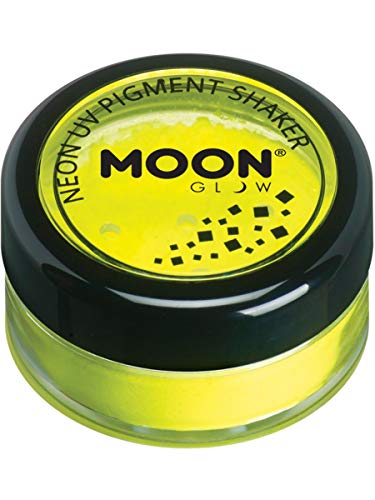 Monster Glow, Neon UV Pigment Shaker 5g - Loose pigment, Intense Yellow