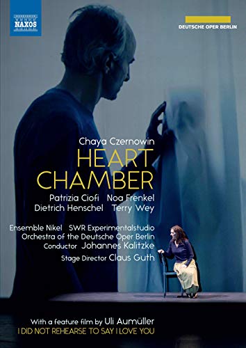 DVD cover for "Czernowin: Heart Chamber" featuring a man and woman on a stage.