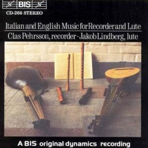 Lindbergpehrsson - Italian and English Music for Recorder and Lute [CD]