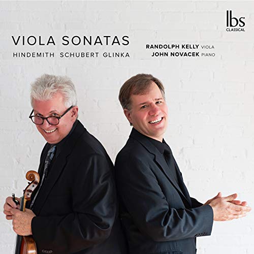 Randolph Kelly/john Novacek - Viola Sonatas by Paul Hindemith, Franz Schubert & Mikhall Glinka [CD]