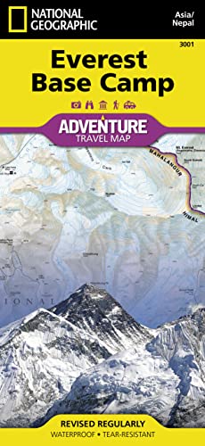 Everest Base Camp Map (Nepal): Travel Maps International Adventure Map (National Geographic Adventure Map)