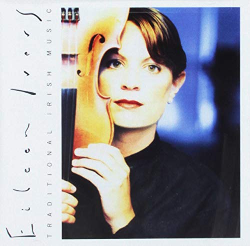 CD cover with a woman holding a violin, with text on the left side.