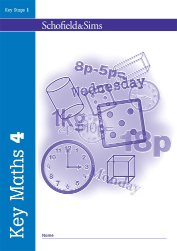 The image shows a maths textbook cover with a blue and white design.